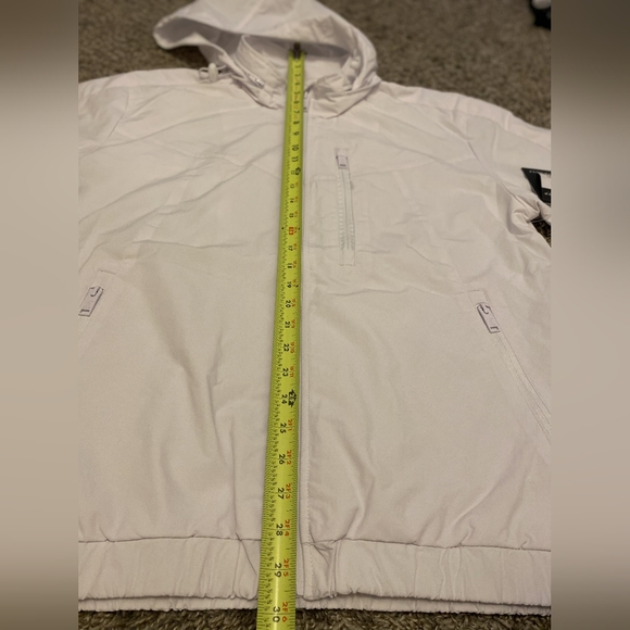 Life Code Progressive Men’s White 100% Nylon Full Zip Lightweight Jacket Size L - Picture 11 of 15